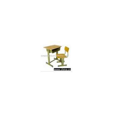 single school desk and chair, single school desk, single school chair, school  furniture