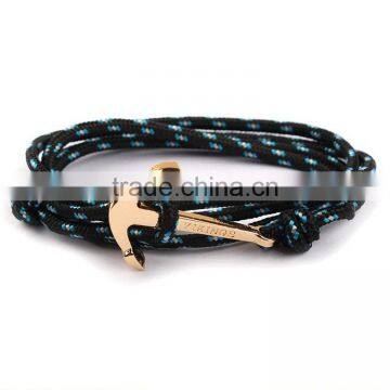 Cuff Cool Men Nylon Rope Anchor Bracelet photo-5