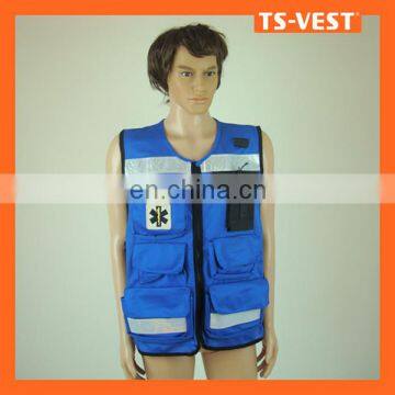 Cooling Soft Knitted Blue Safety Vest