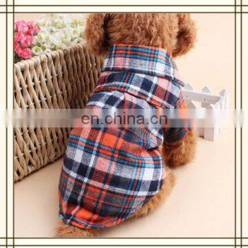 Pet Fashion Plaid Pet Dog Clothes Shirt