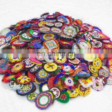 Gypsy Banjara Medallion Beaded Tribal Afghan Medallion photo-4
