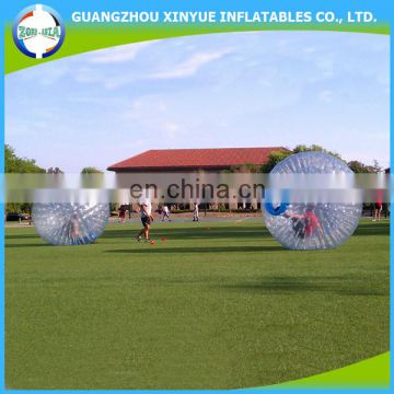 Factory price custom inflatable clear body zorb ball