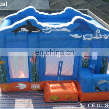 Attractive Sea World Printing Inflatable Bouncer Price