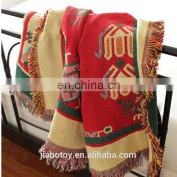 Adults Elegance blanket COIR BLANKET Custom Logo Full Size and Woven Technics throw blanket in china factory