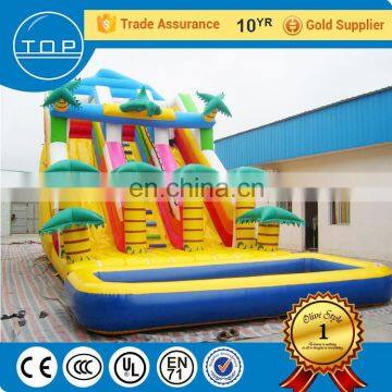 New design giant for sale inflatable dry slide China supplier