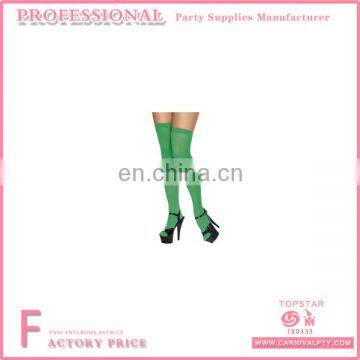 St Patrick Party Dress Dacron Green Party Long Stockings For Irish Festival