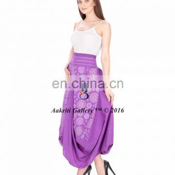 Women Party Dance Skirt Embroidery Indian design summer used clothing Skirt