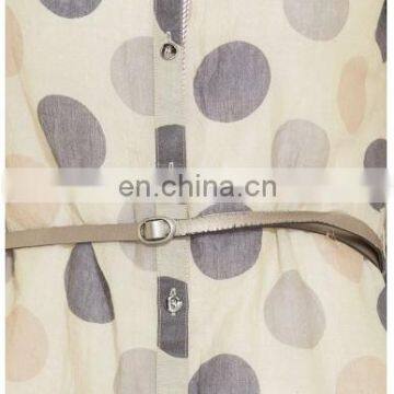 Wholesale 2015 Ladies Ladies' Tunic Short Sleeve Tunic Polka Dot Chiffon Tunic photo-4