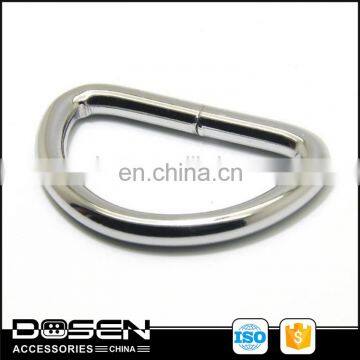 Custom Difference Surface Treatments Blet D Shape Buckle D Ring Bag Strap Buckle For Handbags Duffel Bag Purse Metal Accessories photo-2