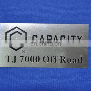 Plate custom metal logo labels for handbags