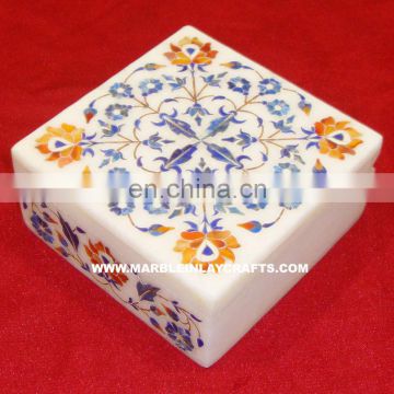 Christmas Gift Marble Inlay Jewellery Box, Corporate Gift