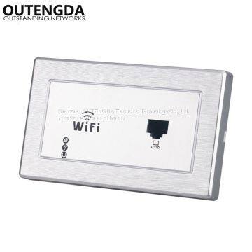 300Mbps 118 Type Wall Mount Wireless AP Access Point Socket WiFi Repeater Extender Router for Hotel Domitory Office Room photo-3