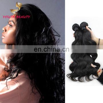 Youth Beauty Malaysian 9A virgin human Hair weaving body wave style cuticle aligned top quality hair