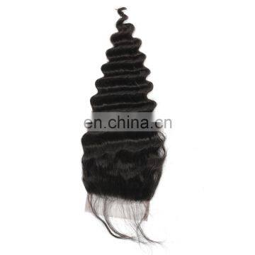 Good Quality Wholesale Price Deep Wave Virgin Brazilian Hair Closure photo-3