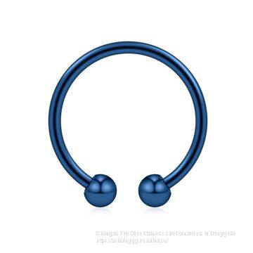 Ins Hot Sell Stainless Steel Smooth Ball Earrings, Nose Studs Earrings, Piercing Earrings, Body Piercing, Foreign Trade Jewelry Manufacturers photo-2