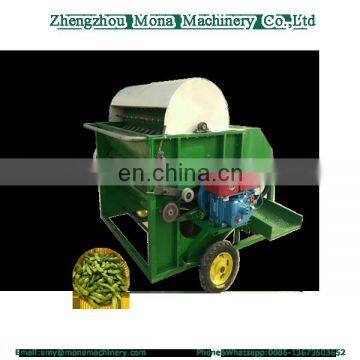 good quality green mung bean picker machine huller shelling machine