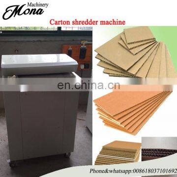 Waste recycle cross cut paper shredders cardboard cutting machine carton box shredder price