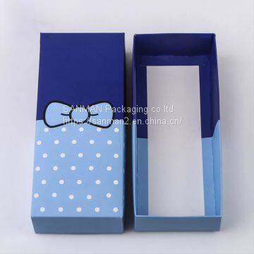 Jewelry hardboard paper gift box with embossed