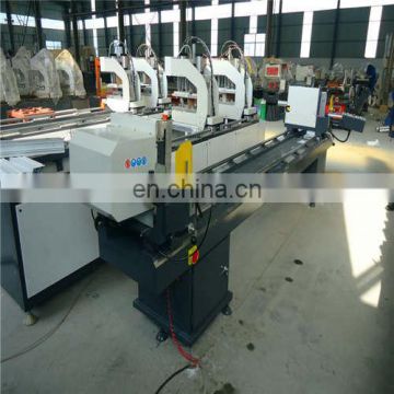 Vinyl window double head fabrication cutting saw