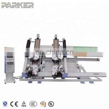 Window corner crimping machine