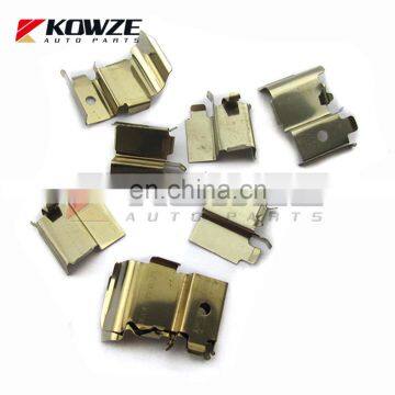 Front Brake Pad Clip Set For Mitsubishi Pajero Montero Grandis MR407423 4605A057 photo-2