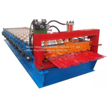 HY Color Steel Galvanized Metal Aluminum Trapezoidal Sheet Roof Tile Roll Forming Machine