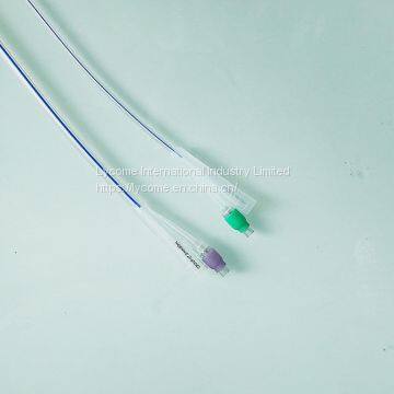 100% Medical Silicone 2 Way Foley Catheter For Urinary Catheterization photo-2