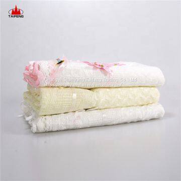 100% cotton woven waffle new design blanket soft cotton baby blanket best quality nap blanket