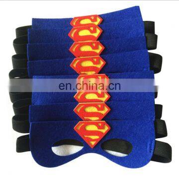 kids superman felt mask for birthday party