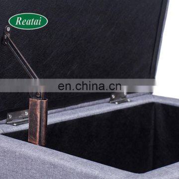 Best Selling Home Furniture Fabric Soft Storage Ottoman Bench photo-5