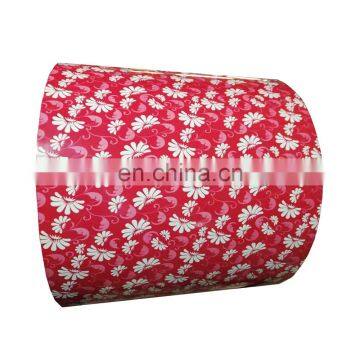 Full Form Flower Print Ppgl Prepainted Aluzinc Roofing Sheets photo-2