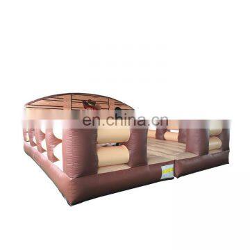 Amusement Equipment Inflatable bounce track Inflatable Bull Riding Machine Mat For Mechanical Bull