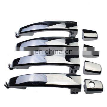 Pair Chrome Front Exterior Outer Door Handle For Chevrolet Aveo 2007-2009 96468306 photo-6
