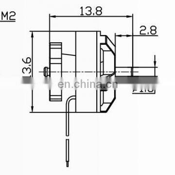 D1103 7.4V 3.7V 48v KV6500-10000 Brushless dc Brushless Electric Car Motor for Power Tools and Robots