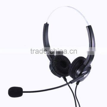 RJ9 Rj11 Connect Call Center Website Wechat QQ Computer Telephone Headset photo-4
