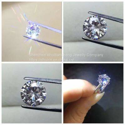 DEF Color Created Diamond White Clear Moissanite Russia Forever Brilliant Jewelry Moissanite