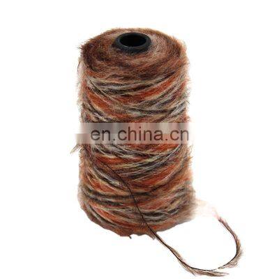 Promotional Top Quality Fuzzy Super Soft Shrinkage Polyester Yarn Feather Yarn