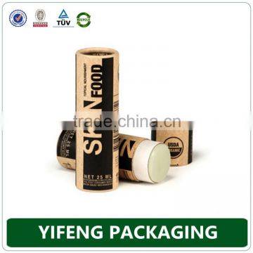 2015 Best Selling cosmetic creams packaging tube paper tube for custom