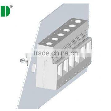 Pitch 10.00mm 300V 50A High Current Through Panel Terminal Block