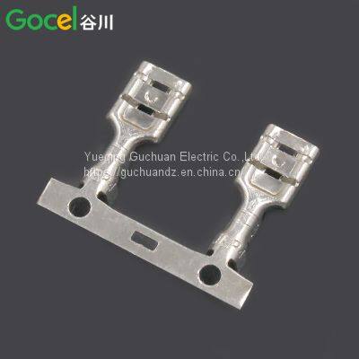 6.3 Plug Spring Horizontal With Terminal 250 Brass Tinned Plug Spring Horizontal photo-2