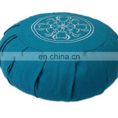 Private Label Used Multi Colored Zafu Yoga Meditation Pillow Indian Supplier photo-2