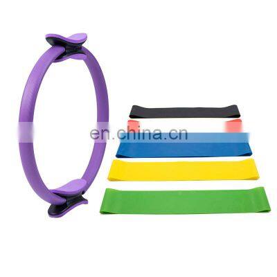 Strengthen Elastic Bodybuilding Resistance Band Customized Logo 5 Level Stretch Sports Resistance Band Ring Loop Suit