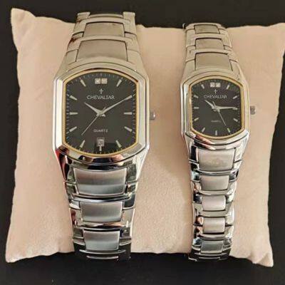 Stainless Steel Women Watches Man Fashion Quartz Watch lady gift watch