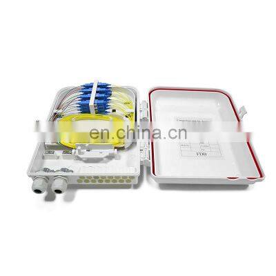 16 Cores Fiber Distribution Box FDB PC/ABS FTTH Fiber Optic Terminal Box