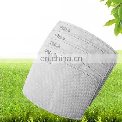 Custom Dustproof Meltblown Cloth 5 Layer Pm2.5 Carbon Face Masking Filters photo-2