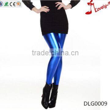 PU glisten beam shiny close tight fitting PU polyester sexy women girls ladies leggings