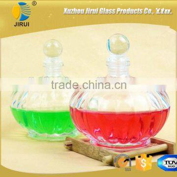 wholesale pumpkin shaped empty glass cork reed diffuser glass bottles                        
                                                                                Supplier's Choice