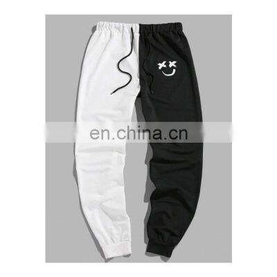 Wholesale Custom LOGO Amazon Plus Size Casual Sports Sweatshirt Trousers Asymmetric Jogger Sweatpants photo-2