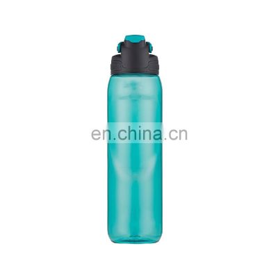 Wholesale leak-proof BPA free 32oz motivational fitness customized popular colorful cute outdoor plastic squeeze bottle