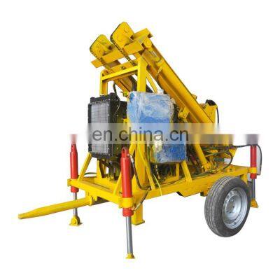 Artesian water well drilling machine